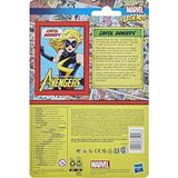 Die Grup Tr Hasbro Marvel Legends Series Retro 375 Collection Carol Danvers Aksiyon Figürü - (DipCamo)Charcoal-White