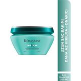 Die Grup Tr Kerastase Resistance Masque Extentioniste Yoğun Bakım Maskesi, 200 ml Çiçekli Turkuaz - 0,33 Creatör Altın