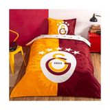 Die Grup Tr Lisanslı 5.yıldız Galatasaray Nevresim Takımı Tek Kişilik - 01P-Pembe - 100 x 120 cm