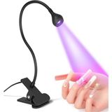 Die Grup Tr Masa Sabitlemeli Uv LED Kurutucu Lamba Jel Tips Kurutucu Oje Kurutucu 3W Siyah - 000-Siyah