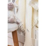 Die Grup Tr Müslin 4 Katlı Bebek Battaniyesi 110CM x 110CM%100 Doğal Organik Pamuk, Ekru Renk - 0-Kahverengi - 0 - 1 Ay