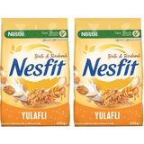 Die Grup Tr Nestlé Nesfit Ballı ve Bademli Tam Tahıl ve Pirinç Gevreği 400 G 2li Paket - 0,5 gr