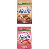Die Grup Tr Nestlé Nesfit Çikolatalı Tam Buğday ve Pirinç Gevreği, 400 G & Nestlé Nesfit Kırmızı Meyveli Tam Tahıl ve Pirinç Gevreği, 400 G - 0,5 gr