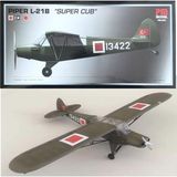 Die Grup Tr Pm Model Piper L-21 Super Cub Plastik Maket Pm 502 - (DipCamo)Charcoal-White