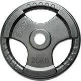 Die Grup Tr Xample® 20 kg Olimpik Kauçuk Üçlü Kavrama Ağırlık Plakaları Dökme Demir Ez Bar Curl Halter Ağırlıkları Ev Spor Salonu Fitness