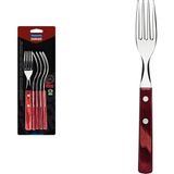 Die Grup Tramontina Churrasco 21198/716 Biftek-Steak Çatalı (6lı Blister)