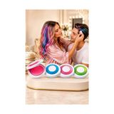 Die Grup Transformacion Geçici Saç Tebeşiri: 4'lü Set Yıkanabilir Renkli Saç Boyası - Parti ve Festival Için Anında Tarz 714662