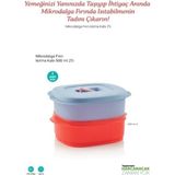 Die Grup Tupperware Mikrodalga Fırın Isıtma Kabı 2 Li - Abanoz