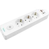 Die Grup Üçlü Anahtarlı USB Hızlı Şarjlı (20W) Topraklı Priz, 2m, Çocuk Korumalı - Renkli - 1
