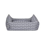 Die Grup Uniform Bone Gri-Beyaz Köpek Yatağı M 60X70CM [enerji Sınıfı A]