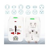 Die Grup Universal Seyahat Fişi (150 Ülkeler) Weltreise Fiş/seyahat Adaptörü/power Charger Plug/all In One Universal World Travel Adaptörü Eu Us Uk Au China (Beyaz)
