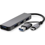 Die Grup USB Type-C 3.0 Hub 4 Port 5 Gbps Gri HDX7825