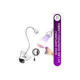 Die Grup Uv LED Kurutucu Lamba Masa Sabitlemeli Jel Tips Oje Kurutucu LED Lamba Beyaz
