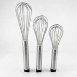 Die Grup Uyt Life 3’lü Paslanmaz Çelik Çırpıcı Seti - (22CM, 26CM, 32CM) Ergonomik Saplı Yumurta ve Sos Çırpma Teli - Mutfak El Tipi Mikser Seti - Metal