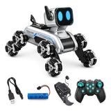 Die Grup Vardem Bilekten Kontrol ve Uzaktan Kumandalı 8 Teker 2.4g Şarjlı Köpek Araba, Işıklı Müzikli Robot Dog Stunt Araç, Akıllı Yürüyüşlü Akrobat Oyuncak JIN-2950 - Ahşap