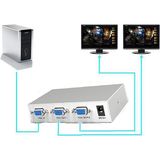 Die Grup VGA Splitter Switch 2 Port Çoklu Ekran Çoklayıcı - Almond