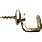 Die Grup Vidalı Kanca, Askı Büyük - 15X23MM, Sarı - 100 Adet