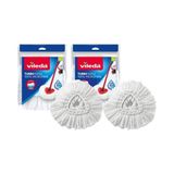 Die Grup Vileda Turbo Classic Mop Yedek Başlık, Mikrofiber, Beyaz, 2 Adet