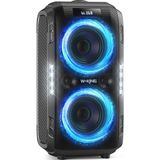Die Grup W-Kıng 270 W Peak Müzik Kutusu Bluetooth Hoparlör Kutusu Büyük Ses Parti Boom Box Stereo Dış Mekan, Huge 125 Db/12 Özel Bas/2 x 16,5 cm Woofers-Natür Super Bass/mıc>r In/usb/tf/aux, Çıkarılabilir Pil - Adaçayı Yeşili