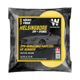 Die Grup Wonkey - Oto Yıkama Süngeri ve Araba Kurulama Havlusu, Mikrofiber Araç Yıkama Rus Bezi ve Sünger (2'li Paket)