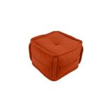 Die Grup Xpermate Puffymod Dekoratif Kare Puf Orta Sehpa Ayak Uzatma Puf 40X32 cm (Kiremit) - 701 - Siyah