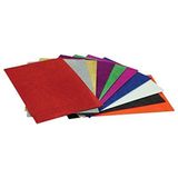 Die Grup Yapışkanlı Simli Eva Kağıdı - 20 x 30 Cm, 10 Renk