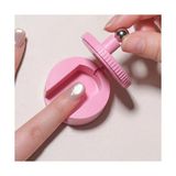 Die Grup Yuvarlak ve Cam Boncuk Efektli 360 Derece Döner Kedi Gözü Kalıcı Oje Mıknatısı Cat Eye Magnet TWS01 - 001