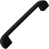Die Grup Zehra Kulp 128 mm Siyah Metal Mutfak Mobilya Çekmece Mutfak Dolap Dolabı Kulpları Kapak Kulbu 12.8 cm - 00-Siyah - Beyaz
