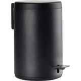 Die Grup Zone Denmark Rim Çöp Kutusu, Banyo Için Kozmetik Kovası, 3 Litre, Siyah