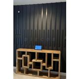 DİECOR Boyanabilir Dekoratif Özel Hazır Kesim 4 cm Düz Çıta Duvar Çıtası