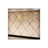 DİECOR Dekoratif 1 Adet Kendinden Yapışkanlı 3 Cm Gold & Ayna Pleksi - (1 X 240cm)