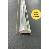 DİECOR Dekoratif Polistren 1 Adet Gümüş-silver 2,5 Cm Duvar Çıtası