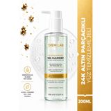 DIEM LAB 24K Altın Parçacıklı Yüz Temizleme Jeli 200 ml | 4D Hyaluronic Acid, Niacinamide & Panthenol
