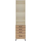 Dienni Arges Dolap 4 Raflı 4 Çekmeceli 60 x 30 x 243 cm Çam - Aytaşı