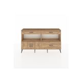 Dienni Arges Konsol 2 Raflı 3 Çekmeceli 2 Kapaklı 176x30x99 Çam-Çam
