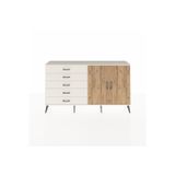 Dienni Arges Konsol 2 Raflı 5 Çekmeceli 2 Kapaklı 176x30x99 Aytaşı-Aytaşı/Çam