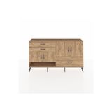 Dienni Arges Konsol 3 Raflı 3 Çekmeceli 4 Kapaklı 176 x 30 x 99 cm Çam - Çam