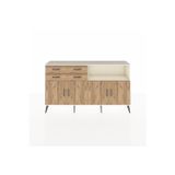 Dienni Arges Konsol 4 Raflı 4 Çekmeceli 4 Kapaklı 176 x 30 x 99 cm Çam - Aytaşı