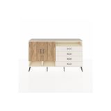 Dienni Arges Konsol 4 Raflı 5 Çekmeceli 2 Kapaklı 176x30x99 Aytaşı-Aytaşı/Çam