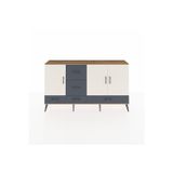 Dienni Arges Konsol 5 Raflı 3 Çekmeceli 4 Kapaklı 176 x 30 x 99 cm Çam - Aytaşı - Antrasit