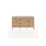 Dienni Arges Konsol 5 Raflı 3 Çekmeceli 4 Kapaklı 176 x 30 x 99 cm Çam - Aytaşı