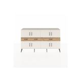 Dienni Arges Konsol 5 Raflı 3 Çekmeceli 8 Kapaklı 176 x 30 x 99 cm Aytaşı - Aytaşı - Çam
