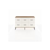 Dienni Arges Konsol 6 Çekmeceli 132X30x83 Çam-Çam/Aytaşı