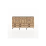 Dienni Arges Konsol 6 Raflı 6 Çekmeceli 4 Kapaklı 176 x 30 x 99 cm Aytaşı - Çam