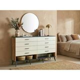 Dienni Arges Konsol 8 Çekmeceli 176X30x99 Çam-Antrasit/Aytaşı