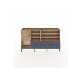Dienni Arges Konsol 8 Raflı 2 Çekmeceli 1 Kapaklı 176 x 30 x 99 cm Çam - Antrasit - Çam