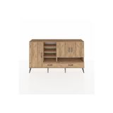 Dienni Arges Konsol 8 Raflı 2 Çekmeceli 3 Kapaklı 176 x 30 x 99 cm Çam - Çam