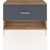 Dienni Arges Şifonyer Tek Çekmeceli 88X30X64 Çam-Antrasit - Atlas Çam