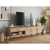 Dienni Arges Tv Ünitesi 2 Raflı Tek Çekmeceli 3 Kapaklı 220X30x51 Çam-Çam