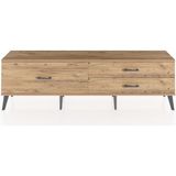 Dienni Arges Tv Ünitesi 3 Çekmeceli 176X30X51 Çam-Çam/çam
